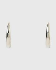 Riley Hoop Small Silver